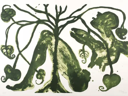 Lithograph Toguo - Take a Green Breath