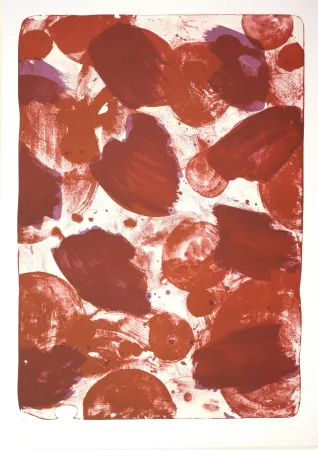 Lithograph Tøjner - Recherche de formes dispersées VII