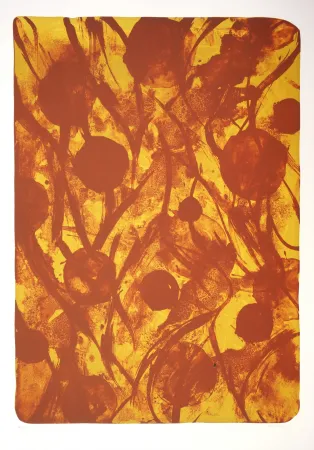 Lithograph Tøjner - Recherche des formes dispersées III