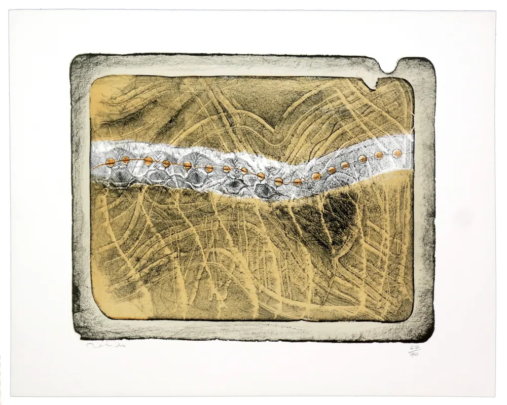 Lithograph Toledo - Ca-xine