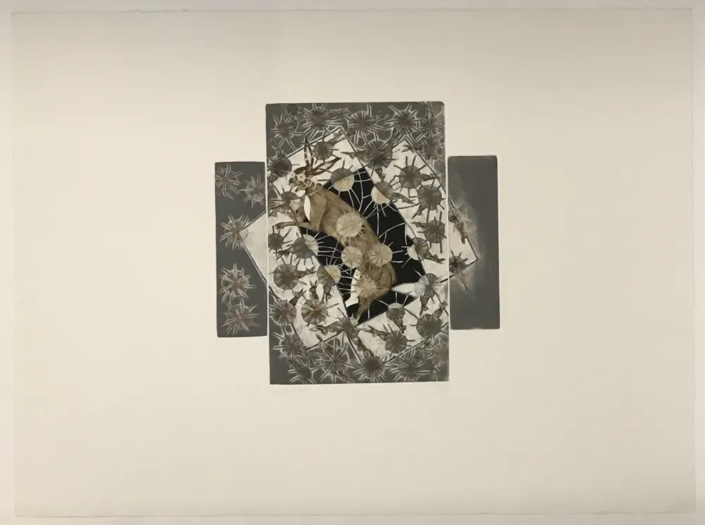 Etching Toledo - Conejas (Rabbits)