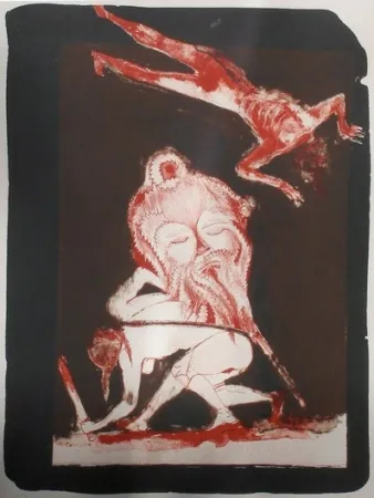 Lithograph Toledo - El decapitado