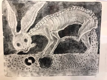 Lithograph Toledo - El origin del frijol