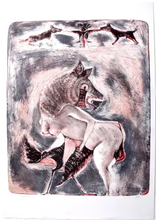 Etching And Aquatint Toledo - El Pico largo