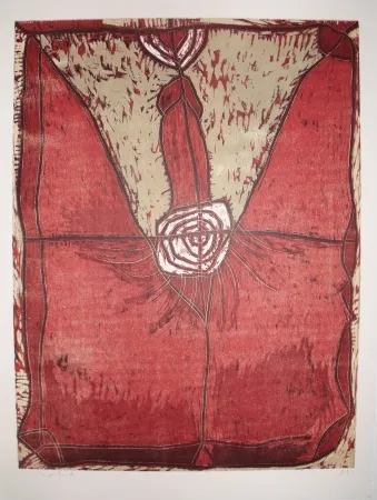 Woodcut Toledo - Francisco Toledo