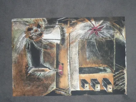 Lithograph Toledo - Hommage à Joan Prats