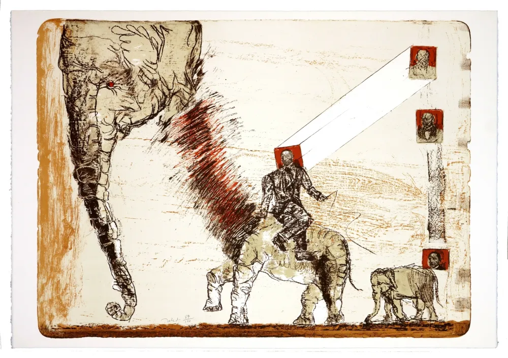 Lithograph Toledo - Juarez