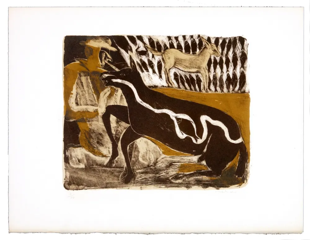 Lithograph Toledo - No Title