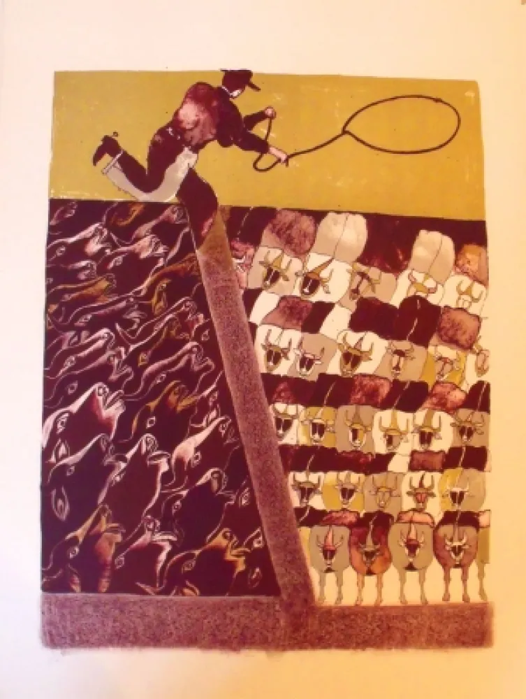 Lithograph Toledo - Sans titre