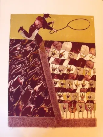 Lithograph Toledo - Sans titre