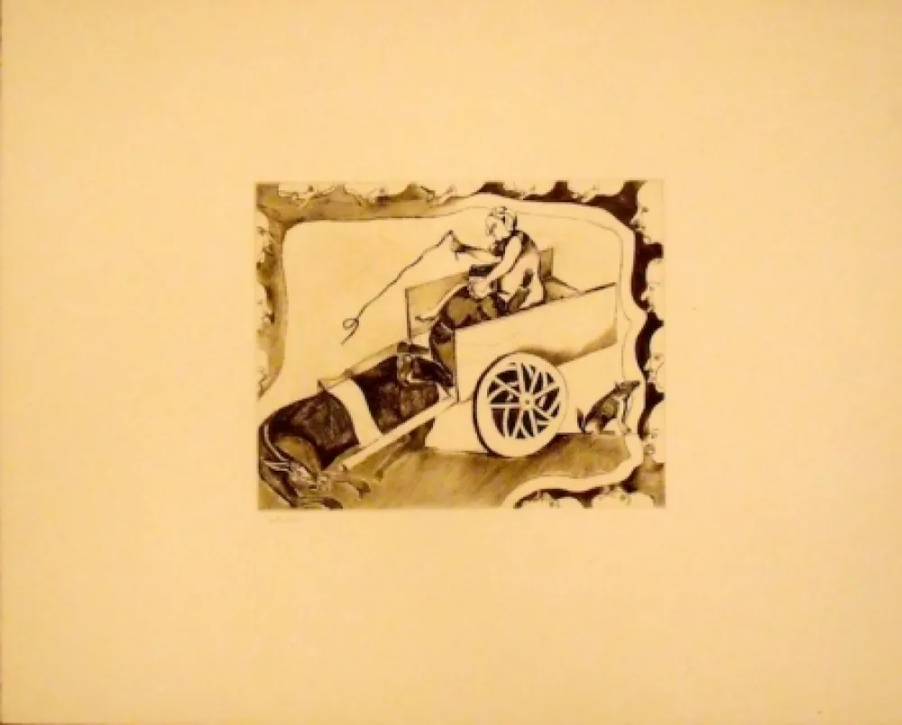 Etching And Aquatint Toledo - Sans Titre