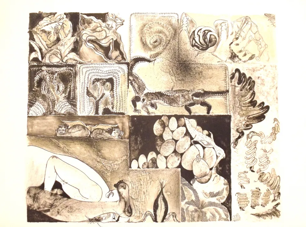 Lithograph Toledo - Sans Titre 