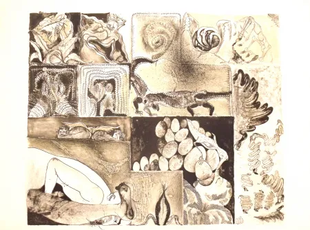 Lithograph Toledo - Sans Titre 