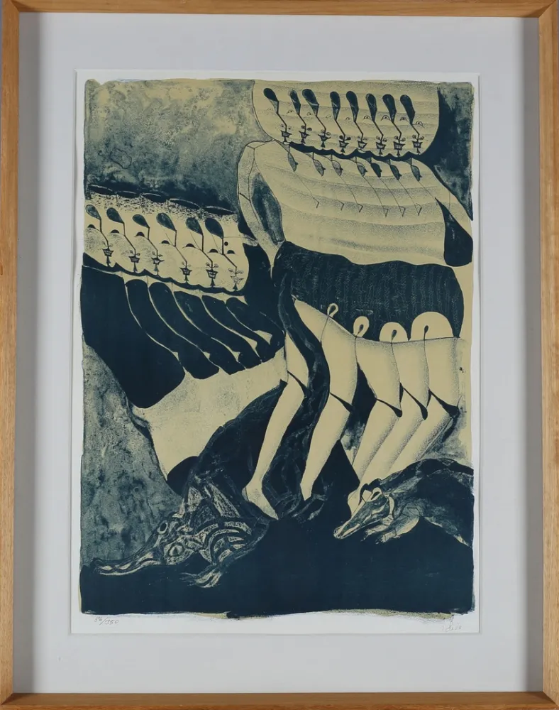 Lithograph Toledo - Untitled 