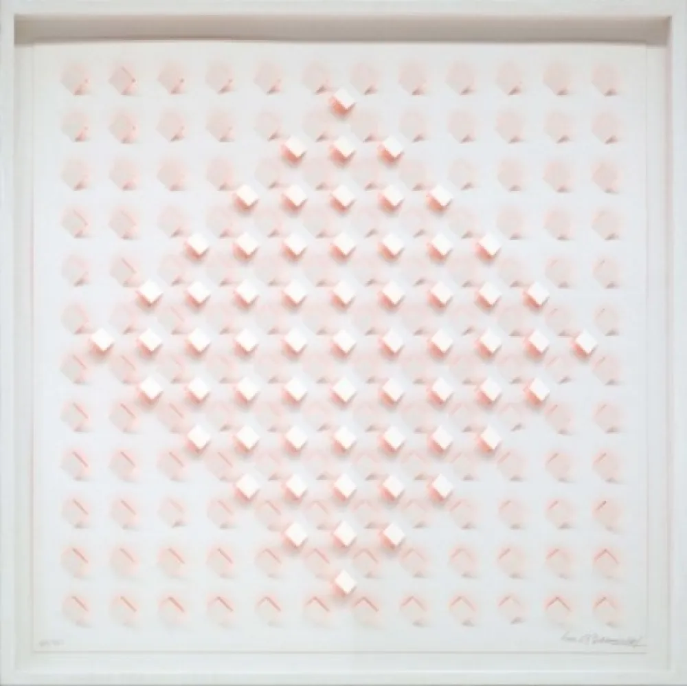 Lithograph Tomasello - S/T 1 - Naranja