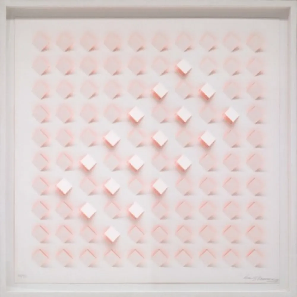 Lithograph Tomasello - S/T 4 - Naranja