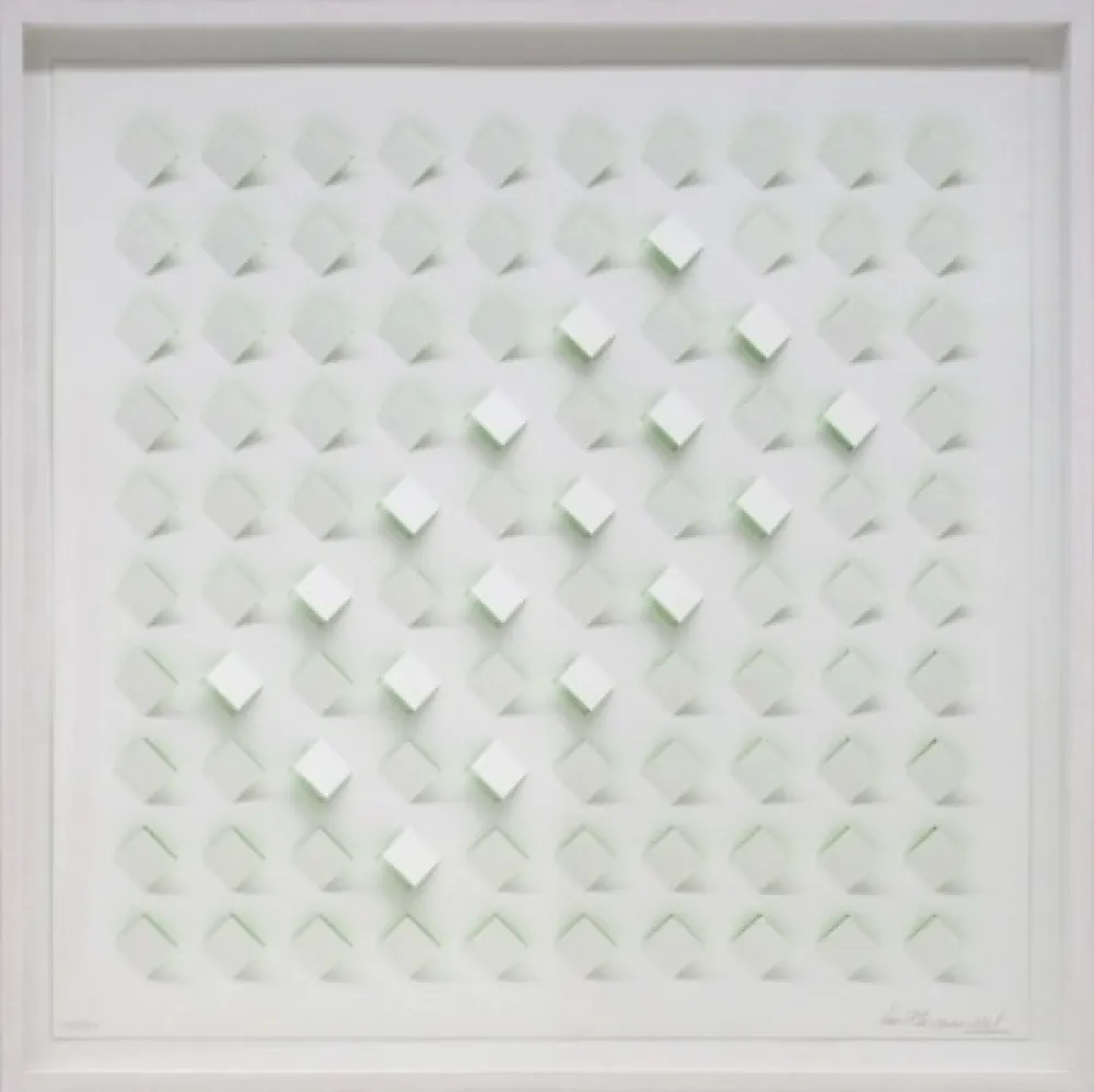 Lithograph Tomasello - S/T 4 - Verde