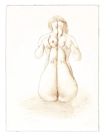 Lithograph Topor - 7 Neuf Grâces