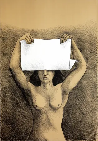 Lithograph Topor - Mois de l'estampe