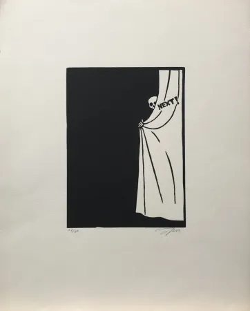 Linocut Topor - Next