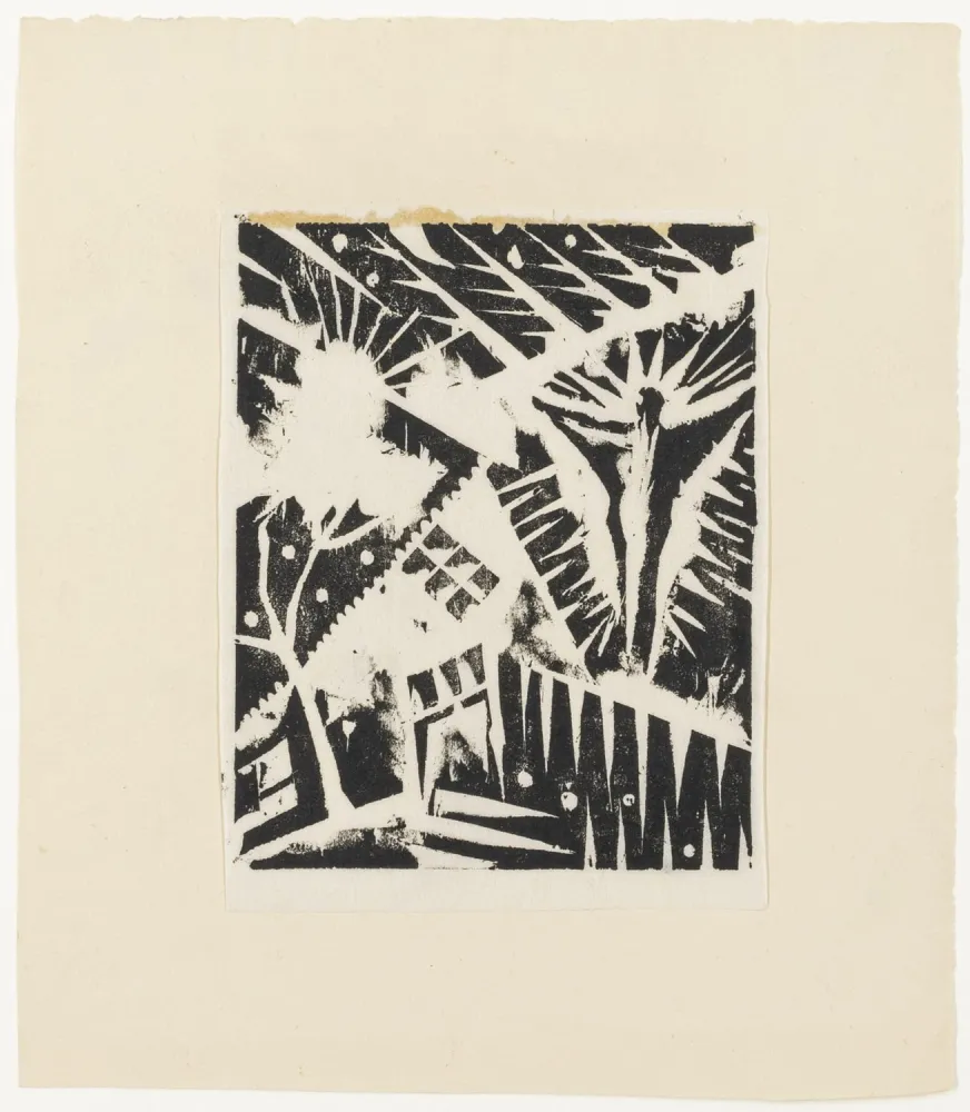 Woodcut Topp - Spektrale Figur (Spectral Figure)