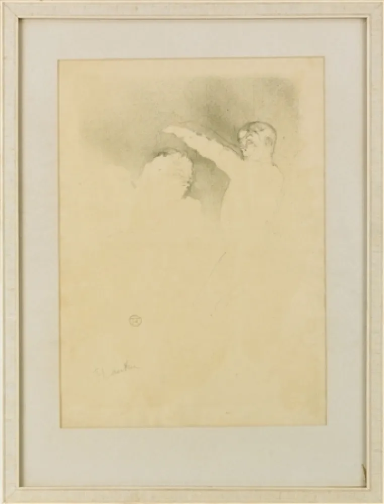Lithograph Toulouse-Lautrec - Aux Variétés: Mademoiselle Lender et Brasseur