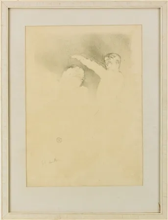 Lithograph Toulouse-Lautrec - Aux Variétés: Mademoiselle Lender et Brasseur