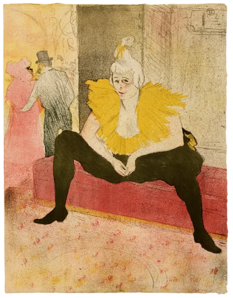 Lithograph Toulouse-Lautrec - Elles