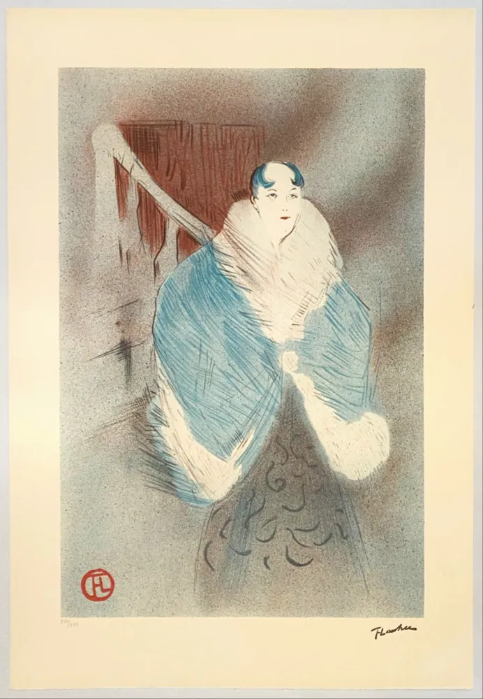 Lithograph Toulouse-Lautrec - Elsa la viennoise