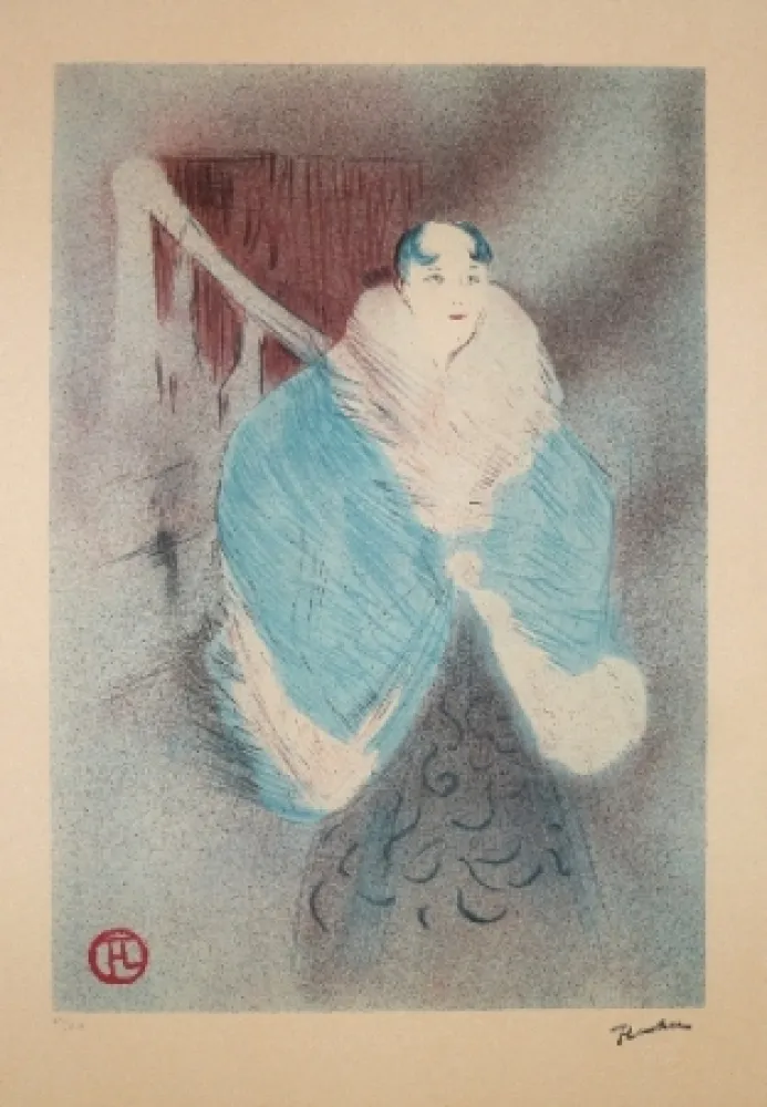 Lithograph Toulouse-Lautrec - Elsa la viennoise