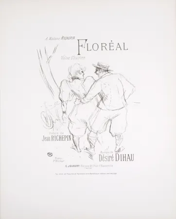 Lithograph Toulouse-Lautrec - Floréal, 1895