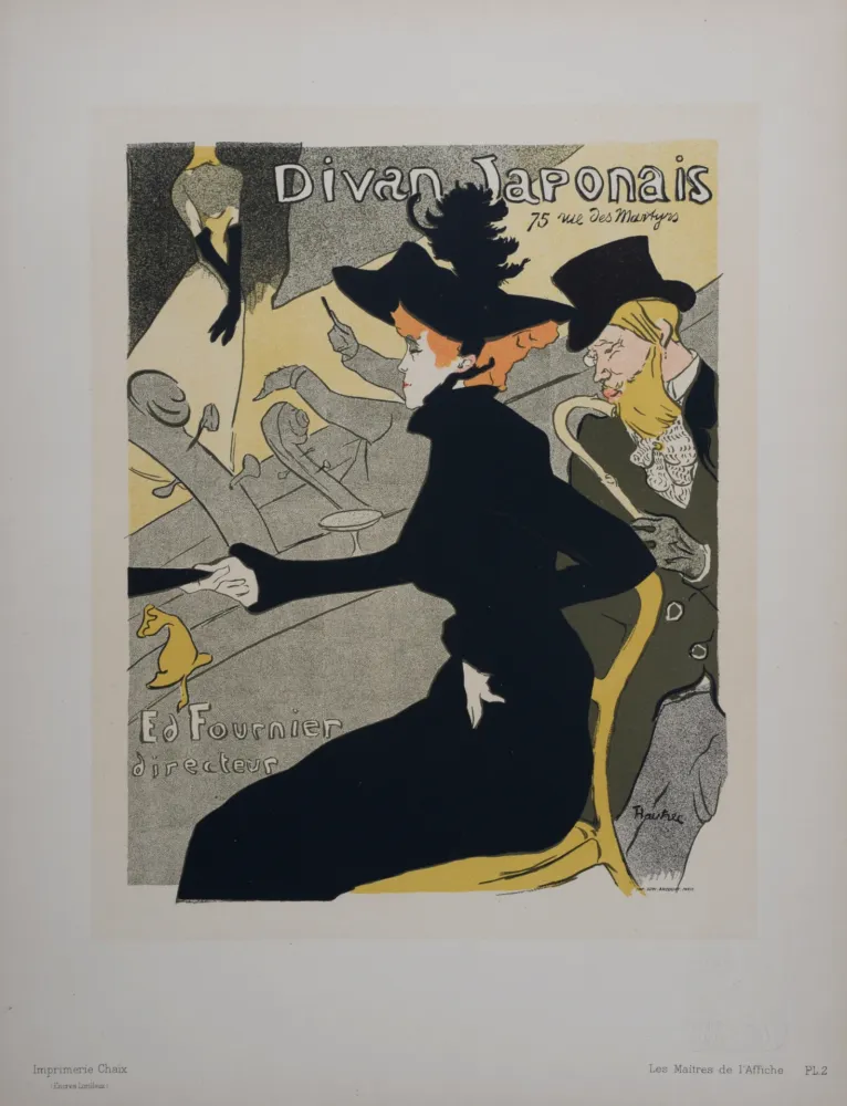 Lithograph Toulouse-Lautrec - Le Divan Japonais, Les Maitres de L’Affiche, 1896