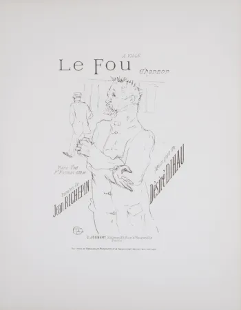 Lithograph Toulouse-Lautrec - Le Fou, 1895