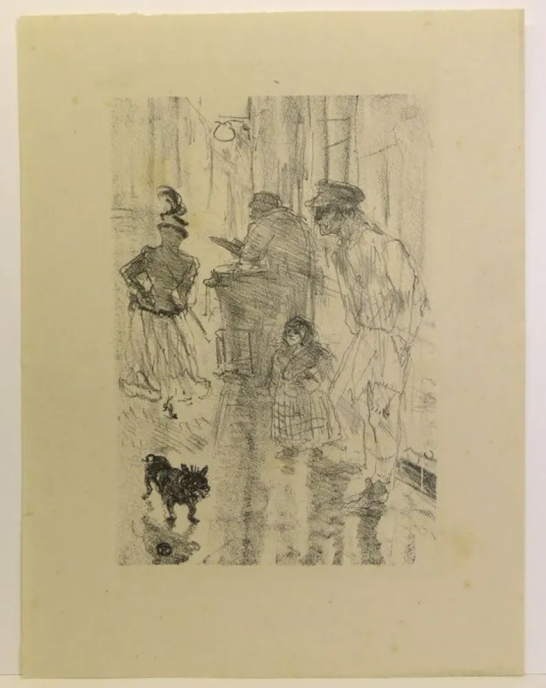 Lithograph Toulouse-Lautrec - Le Marchand de marrons