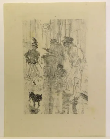 Lithograph Toulouse-Lautrec - Le Marchand de marrons