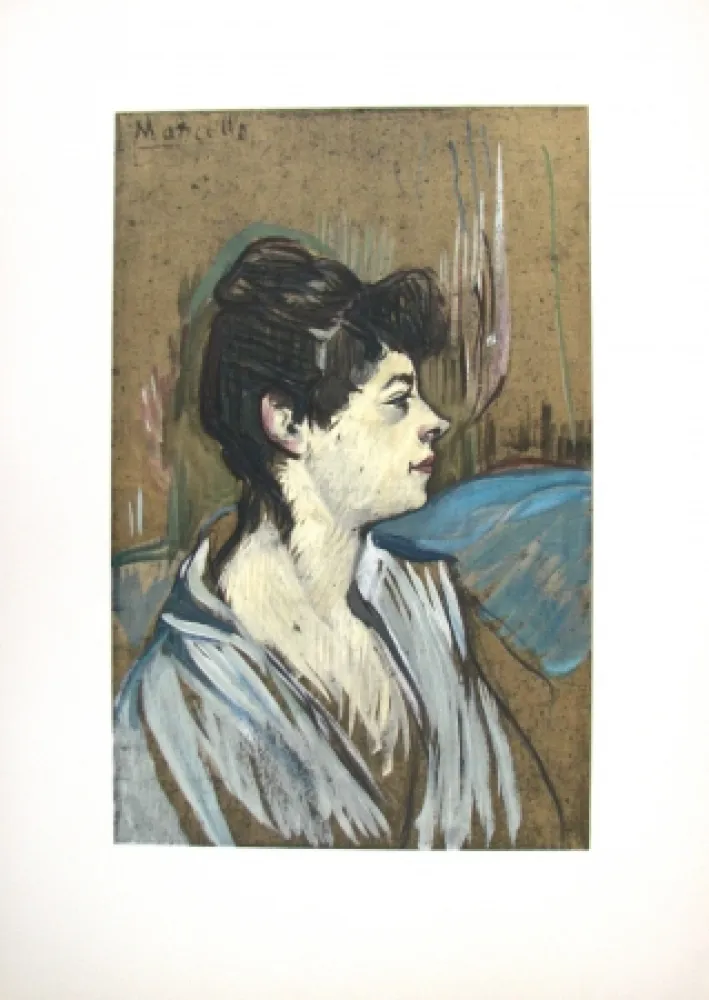 Lithograph Toulouse-Lautrec - Marcelle