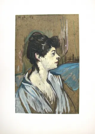 Lithograph Toulouse-Lautrec - Marcelle