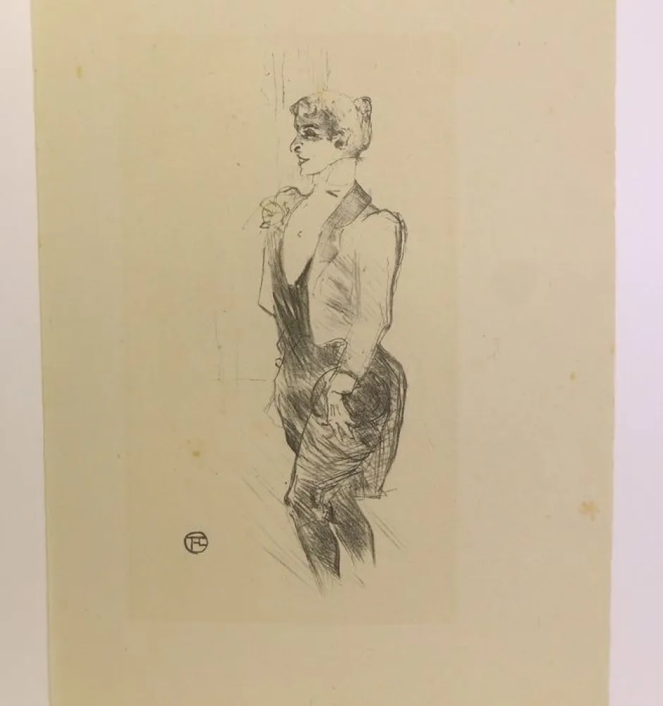 Lithograph Toulouse-Lautrec - Mary Hamilton