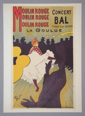 Rotogravure Toulouse-Lautrec - Moulin-Rouge - La Goulue