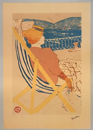 Lithograph Toulouse-Lautrec - Passagère du 54