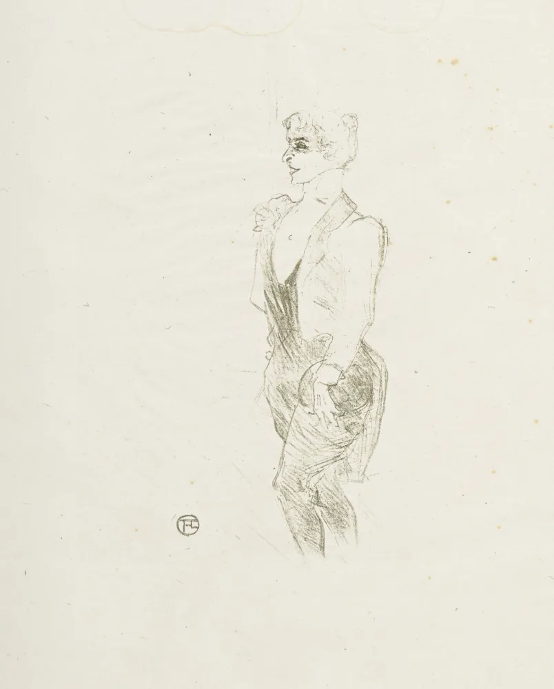 Lithograph Toulouse-Lautrec - Portraits d’Acteurs & d’Actrices : Mary Hamilton, 1898