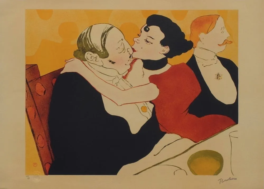 Lithograph Toulouse-Lautrec - Reine de joie