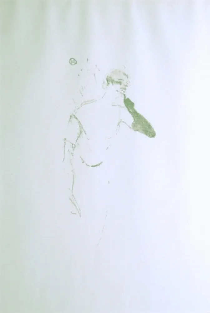 Lithograph Toulouse-Lautrec - Yvette Guilbert vue par Toulouse-Lautrec