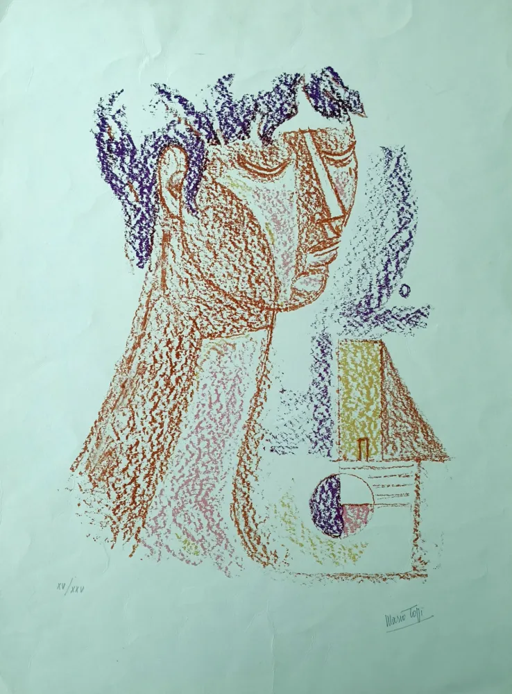 Lithograph Tozzi - Figura