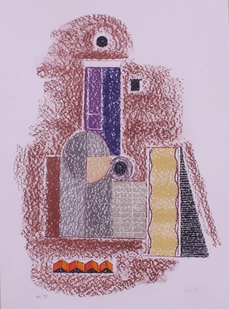 Lithograph Tozzi - SENZA TITOLO