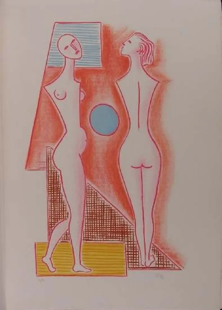 Lithograph Tozzi - SENZA TITOLO