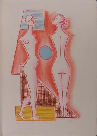 Lithograph Tozzi - SENZA TITOLO