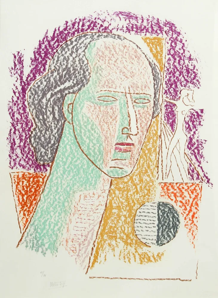 Lithograph Tozzi - SENZA TITOLO