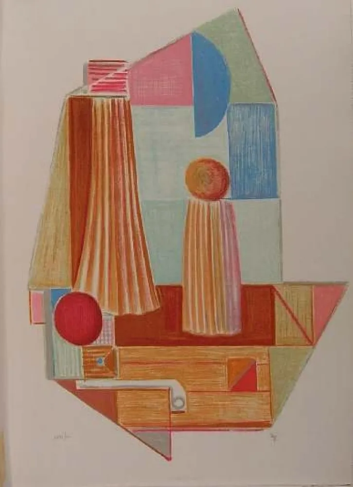 Lithograph Tozzi - SENZA TITOLO