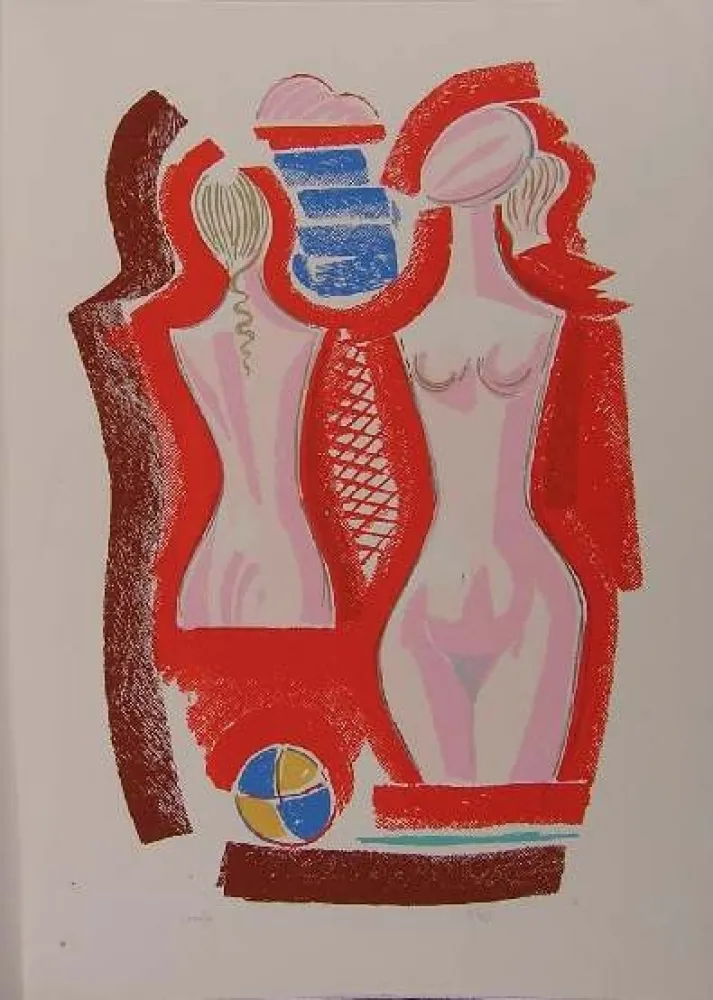 Lithograph Tozzi - SENZA TITOLO